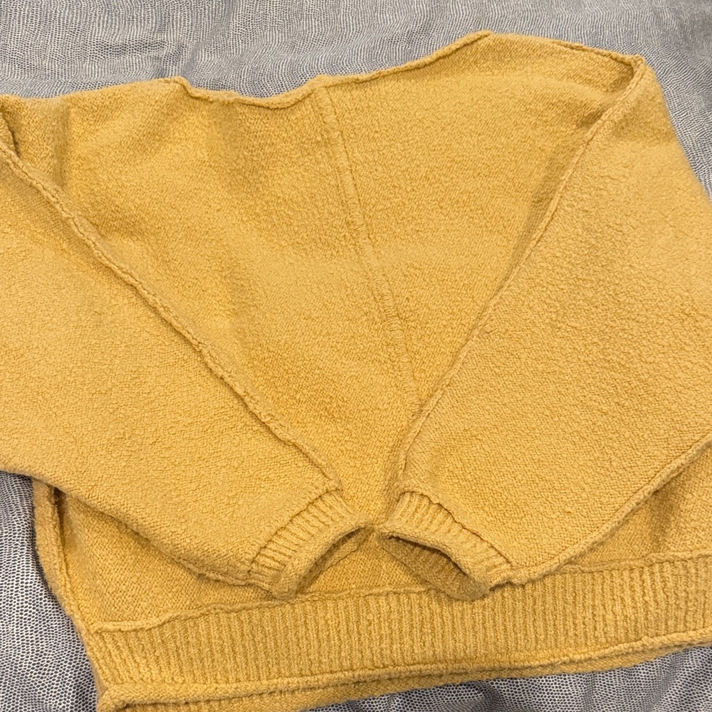 Free People Golden Crew Neck Sweater